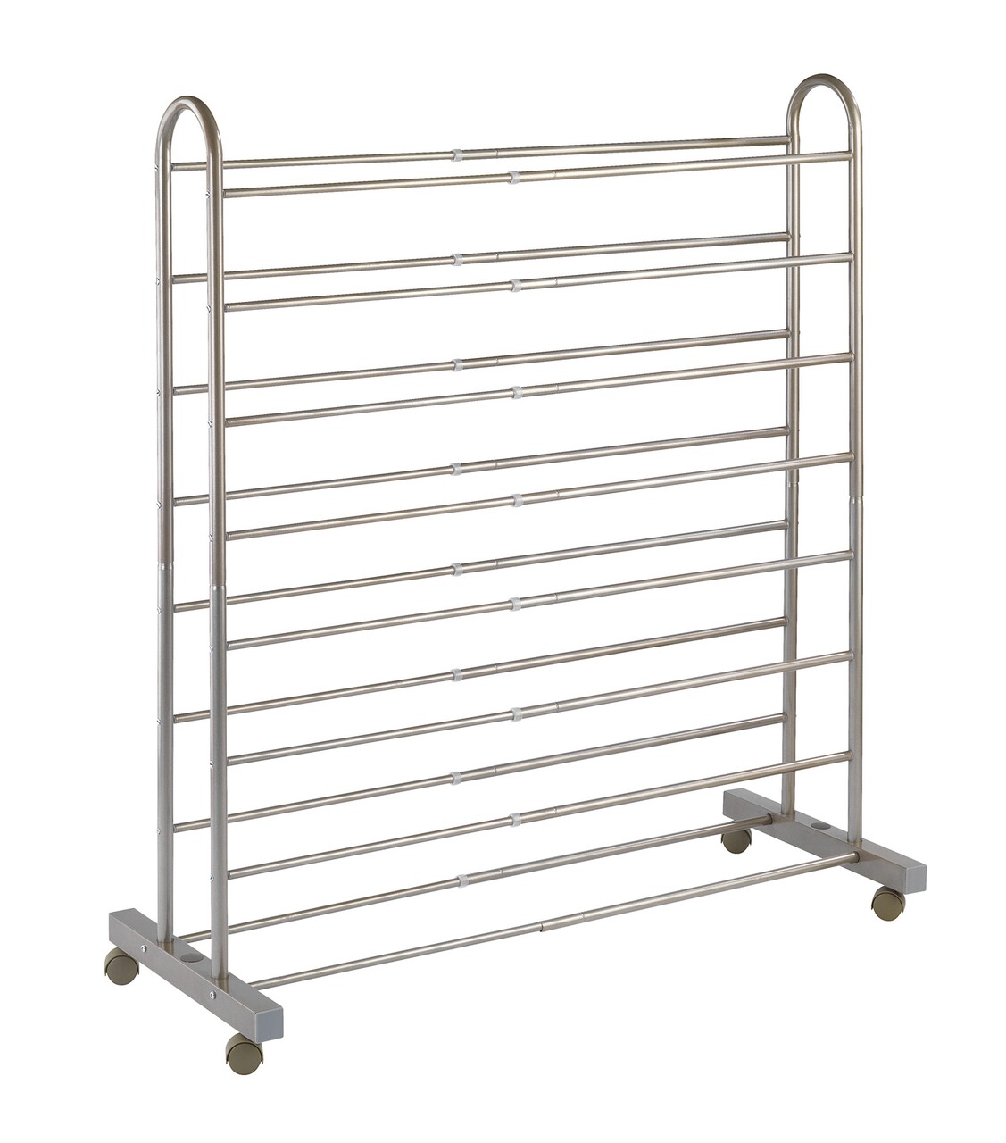 Suport mobil pentru 42 de perechi de incaltaminte, Wenko, Giant, extensibil, 43 x 125.5 x 67-116 cm, metal - imagine 7